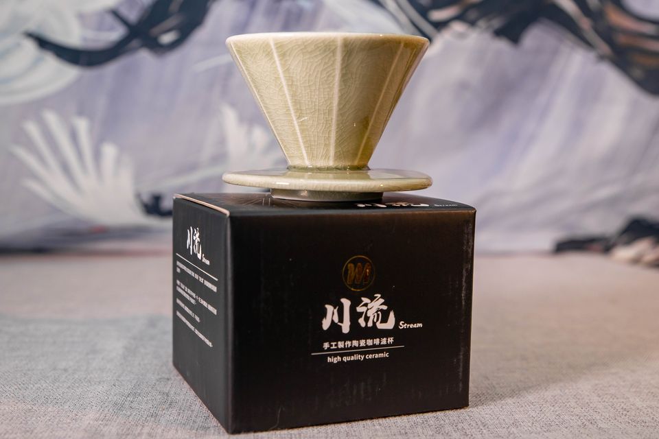 川流冰裂灰濾杯
