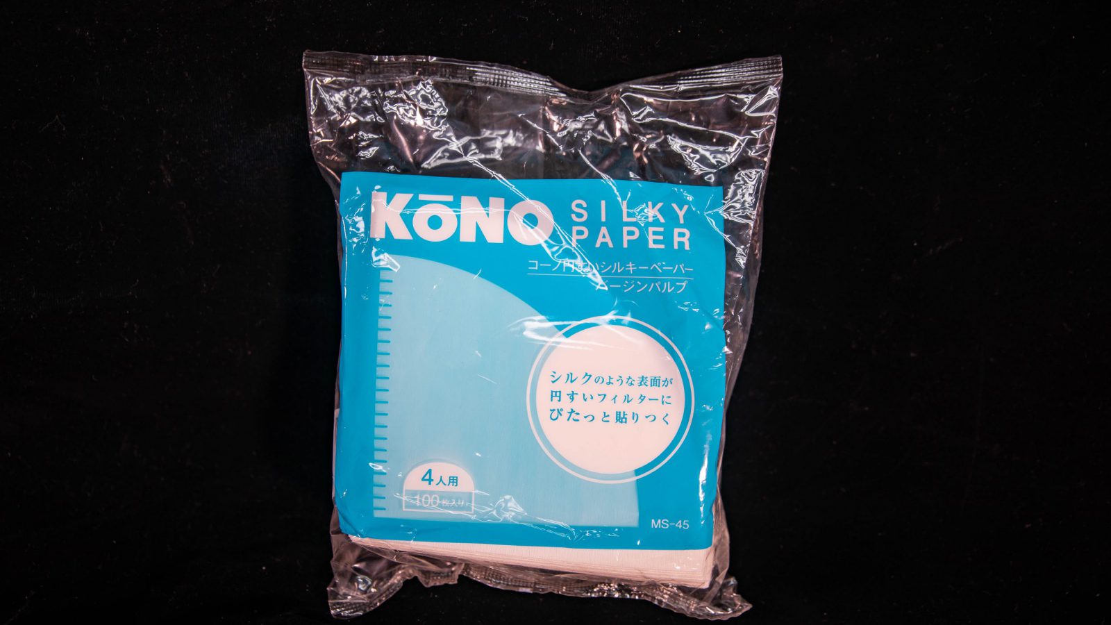 KONO Silky Paper 4人用濾紙 (100張裝)
